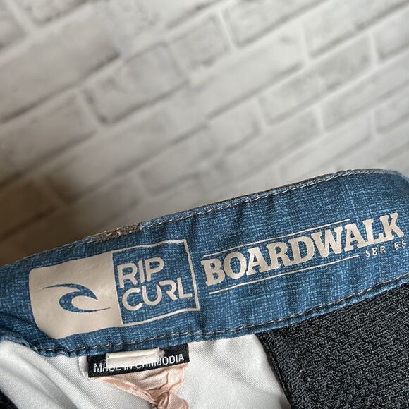 Rip curl Boardwalk Brown Swim Trunks Bathing Suit Shorts Size 30 - Picture 6 of 6